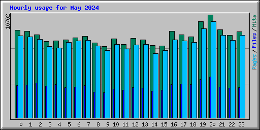 Hourly usage for May 2024